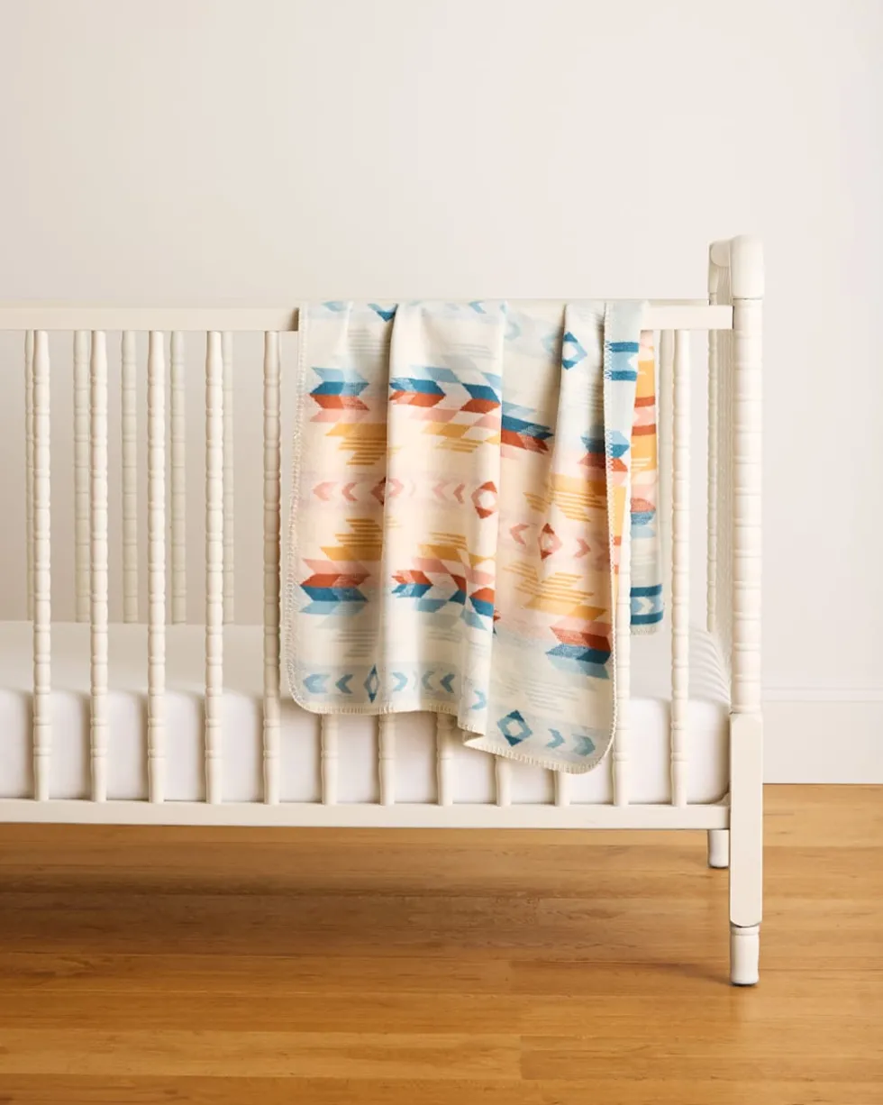 WYETH FALLS ORGANIC COTTON BABY BLANKET